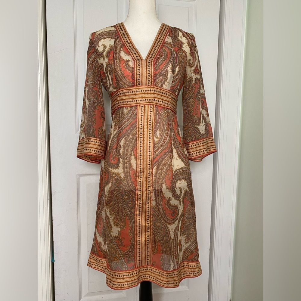 Y2K New York and Company Paisley Dress